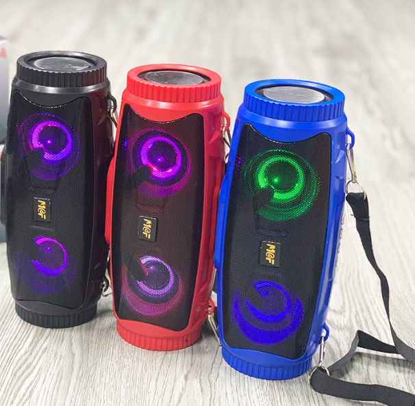 IPX7 Waterproof Bluetooth Speaker 5.1 - Bright LED Light & Heavy Bass