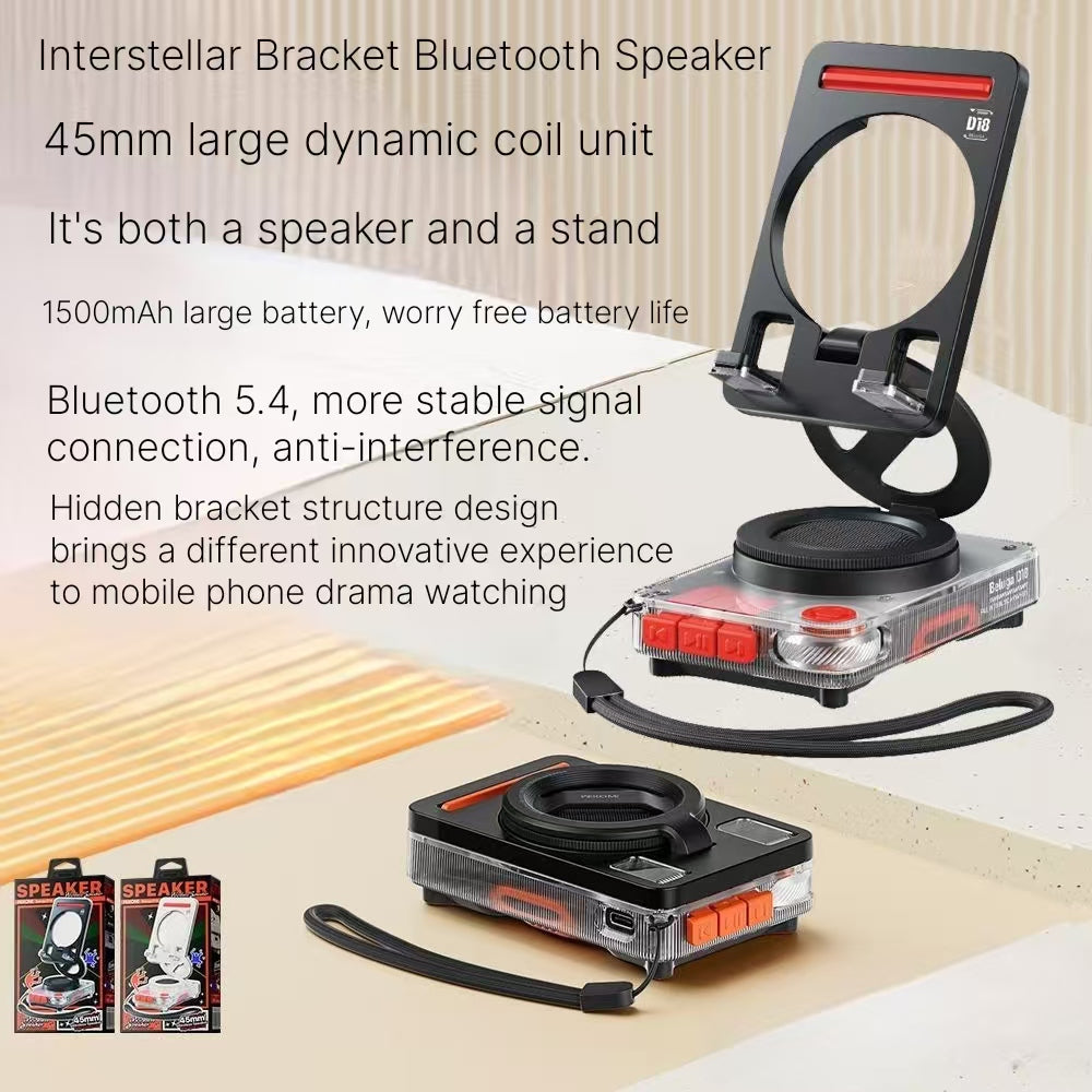 Multifunctional Bluetooth Speaker - Wireless Charging Stand with Tablet Holder