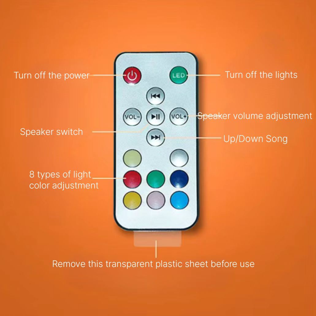 Dream Moon Bluetooth Speaker - Wireless Night Light Subwoofer Gift