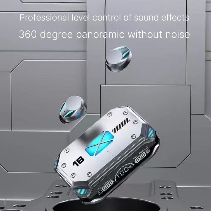 Bluetooth 5.3 Wireless Gaming Earphones - High-End Mech E-sports Earbuds