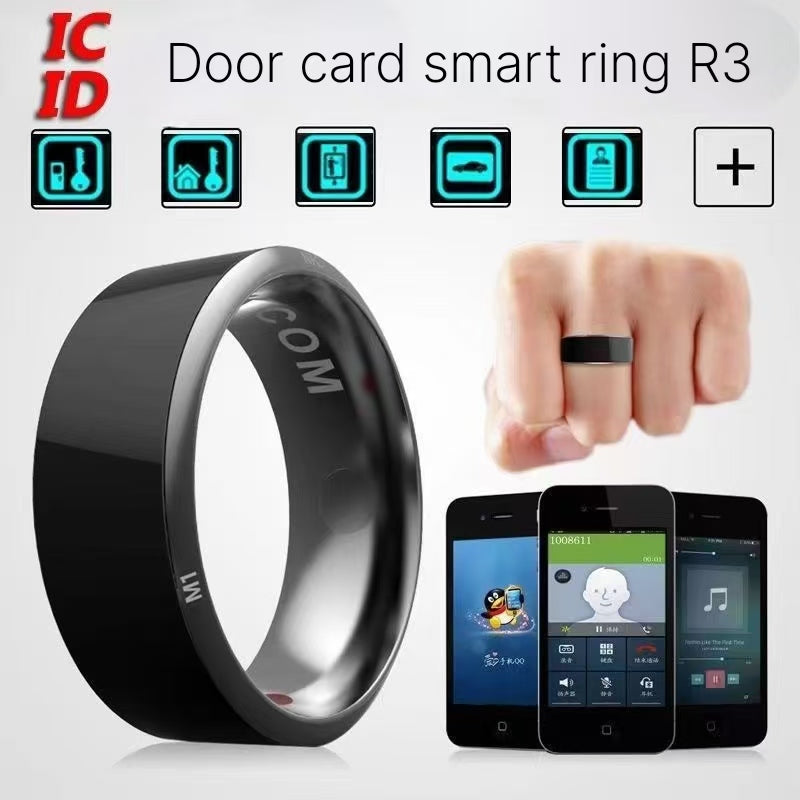 Solar Smart Bluetooth Ring - Waterproof NFC Multi-Function Wearable