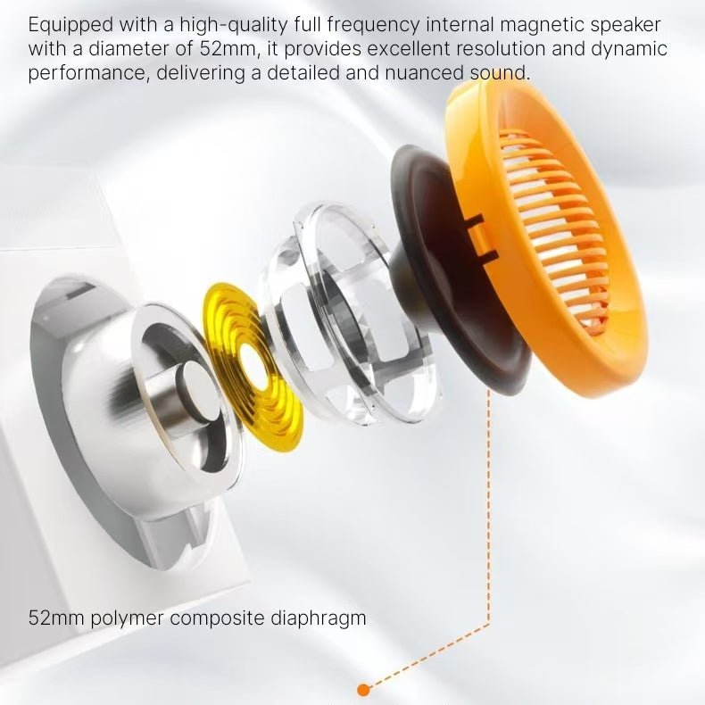 Crystal Stone Aromatherapy Bluetooth Speaker with Night Light - 3-in-1 Wellness Device