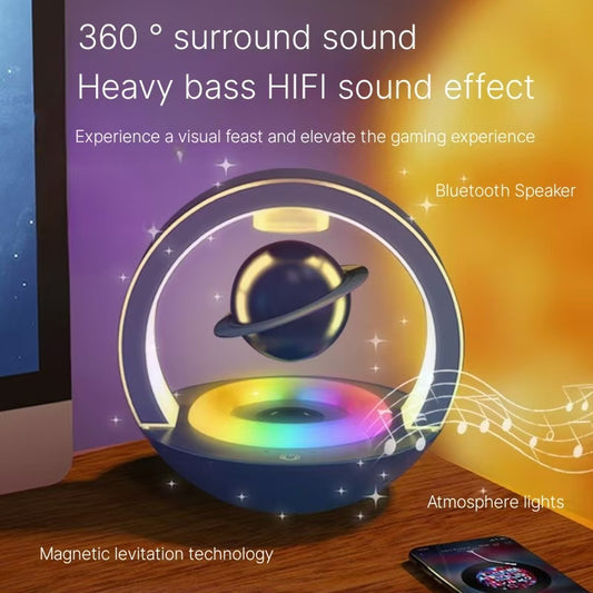 Magnetic Levitation Bluetooth Speaker - Premium Black Technology Gift