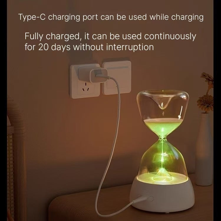 Romantic Hourglass Lamp Bluetooth Speaker - Luxury Gift for Girls