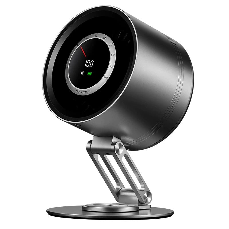 2026 New All-Metal Desktop Circulation Fan, Quiet, USB Rechargeable for Home & Office Use