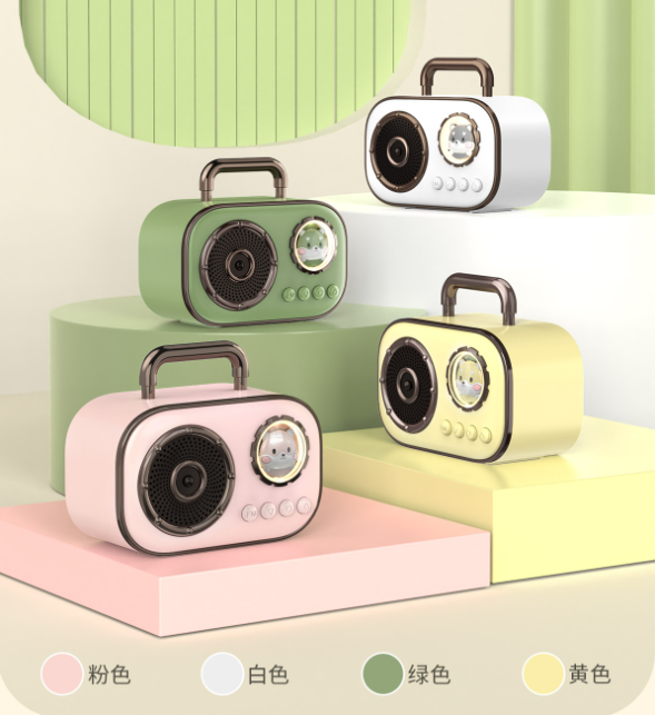 Capsule Portable Bluetooth Speaker - Mini Subwoofer in 4 Colors