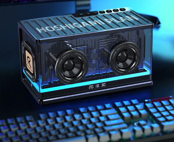 40W HIFI Gaming Bluetooth Speaker with Heavy Bass - Mechanical Design 5.0