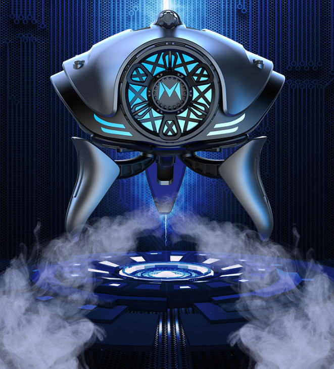 Wireless Gaming Headset Bluetooth 5.3 - Mecha Design with Low Latency