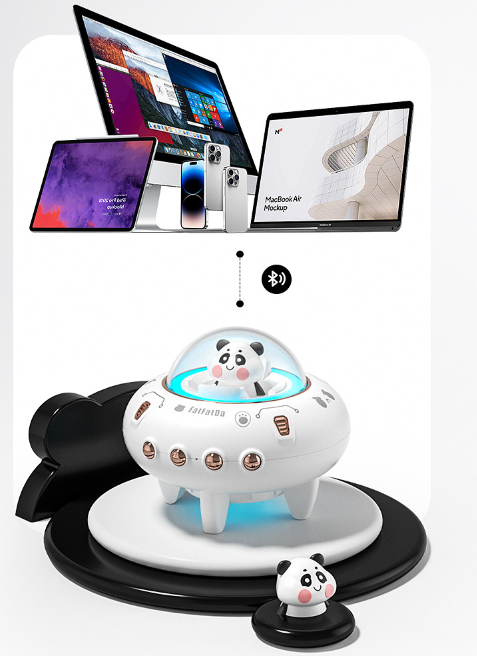 Cute Panda Bluetooth Speaker 5.3 - Portable HiFi Wireless Audio