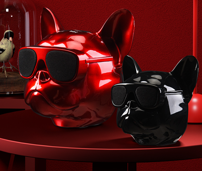 French Bulldog Bluetooth Speaker - Portable HiFi Heavy Bass Wireless Audio