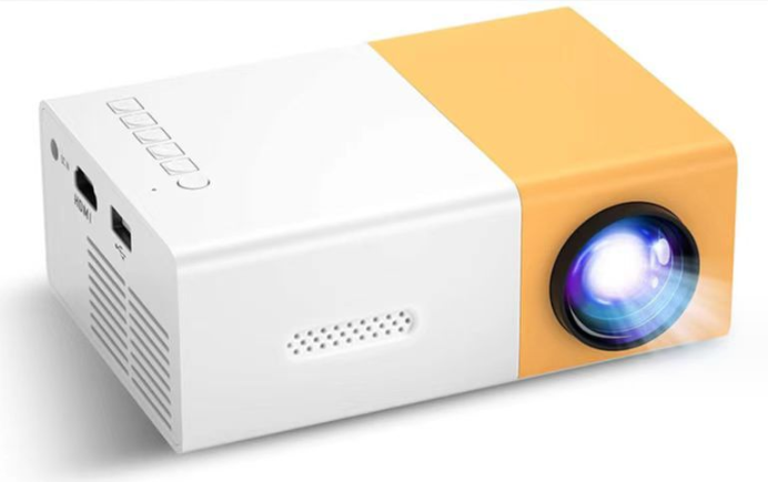 Mini Portable Projector - Wireless Screen Mirroring for Home Entertainment