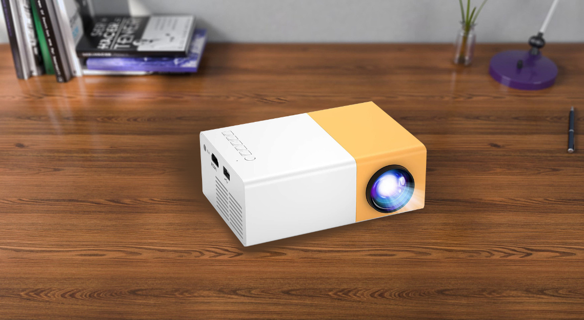 Mini Portable Projector - Wireless Screen Mirroring for Home Entertainment