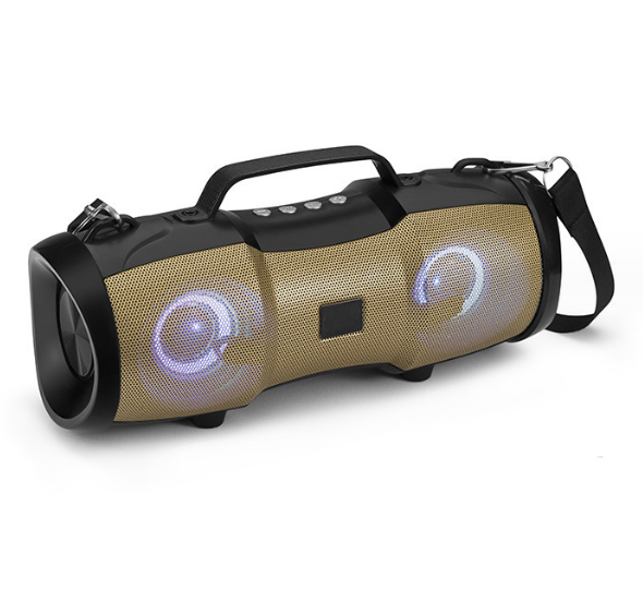 IPX7 Waterproof Bluetooth Speaker 5.1 - Bright LED Light & Heavy Bass
