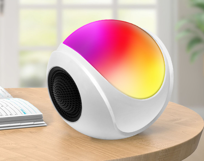 Mini Colorful Desktop Bluetooth Speaker - Portable Outdoor Audio with SD Card