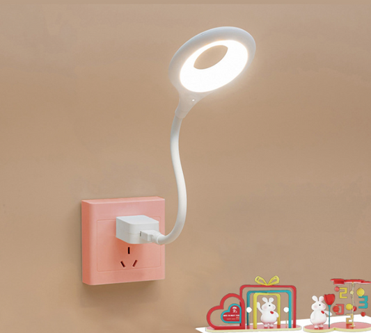 USB Smart Voice-Activated LED Night Light - Mini Portable Reading Lamp