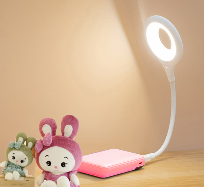 USB Smart Voice-Activated LED Night Light - Mini Portable Reading Lamp