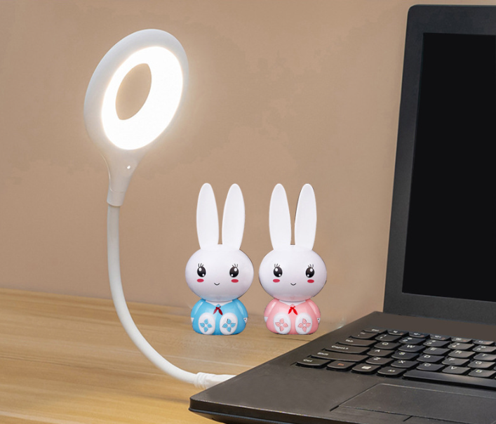 USB Smart Voice-Activated LED Night Light - Mini Portable Reading Lamp