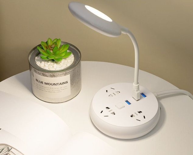 USB Smart Voice-Activated LED Night Light - Mini Portable Reading Lamp
