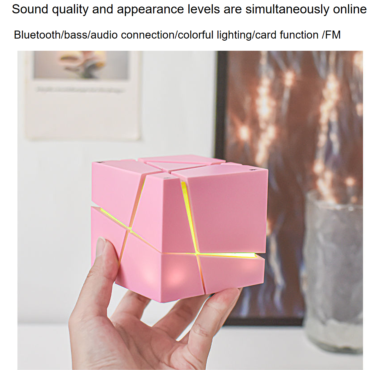 Rubik's Cube Bluetooth Speaker with German Audio Chip - Premium Sound