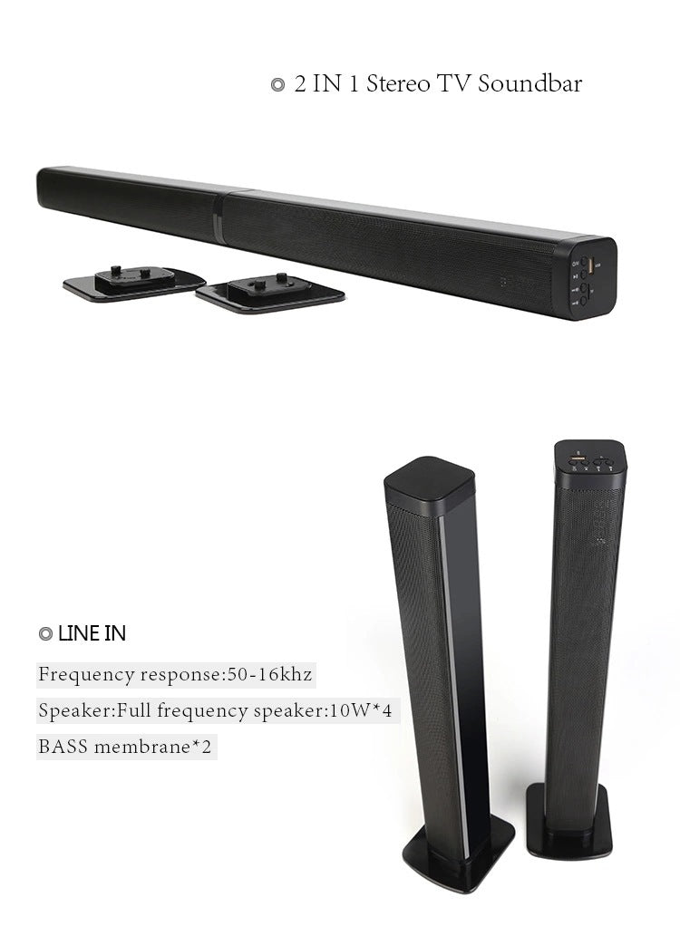BT164 Premium Wireless Bluetooth Speaker with Remote Control - High-End Audio