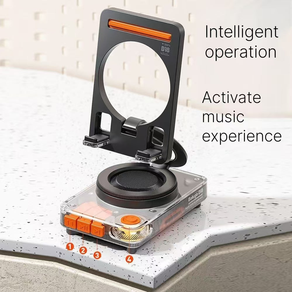 Multifunctional Bluetooth Speaker - Wireless Charging Stand with Tablet Holder