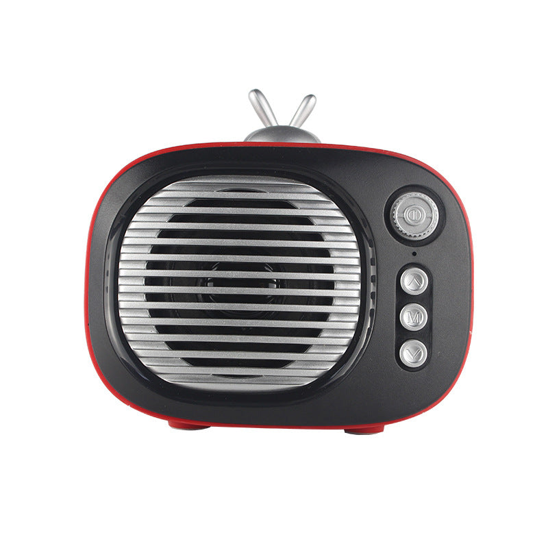 Mini Retro TV Bluetooth Speaker - Vintage Portable Wireless Audio