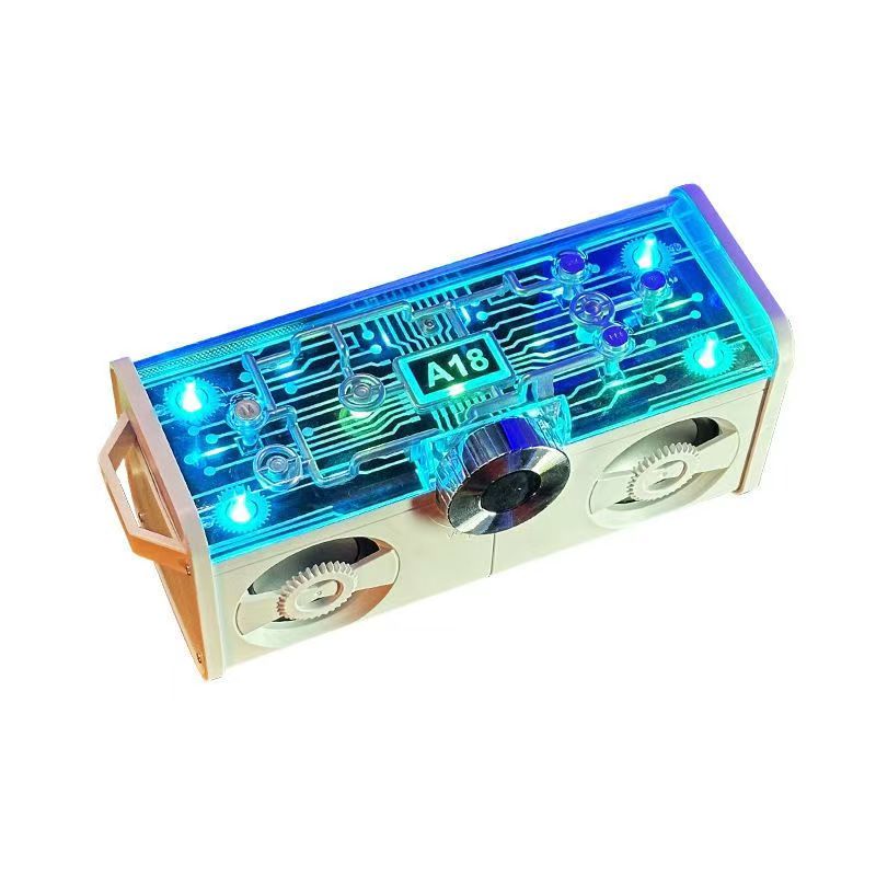 Cool Mecha Transparent Bluetooth Speaker - Dual Diaphragm Subwoofer