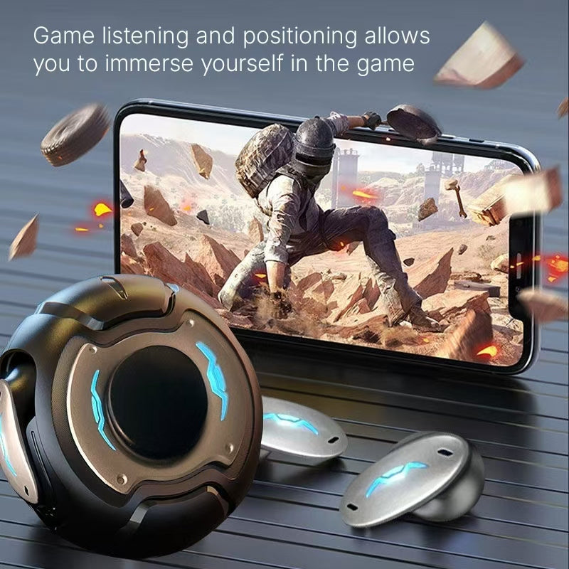 Glowing Fingertip Gyroscope Bluetooth Earphones - Ultra Long Battery Life