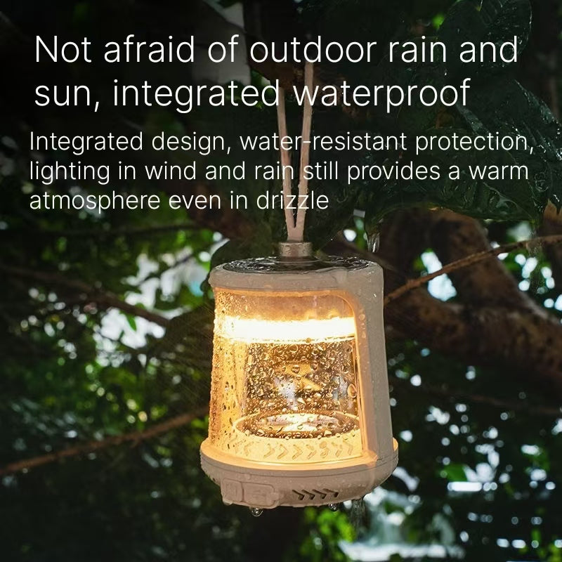 Outdoor Camping Bluetooth Speaker Light - Ultra Long Battery Tent Lantern