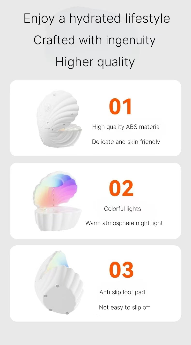 Anti-Gravity Bluetooth Speaker Humidifier - Colorful Ambient Lighting 2024