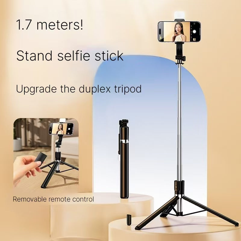 2024 Bluetooth Selfie Stick Tripod - Portable Folding Remote Control
