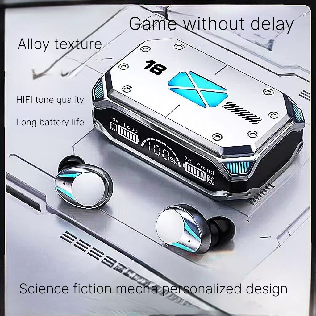 Bluetooth 5.3 Wireless Gaming Earphones - High-End Mech E-sports Earbuds