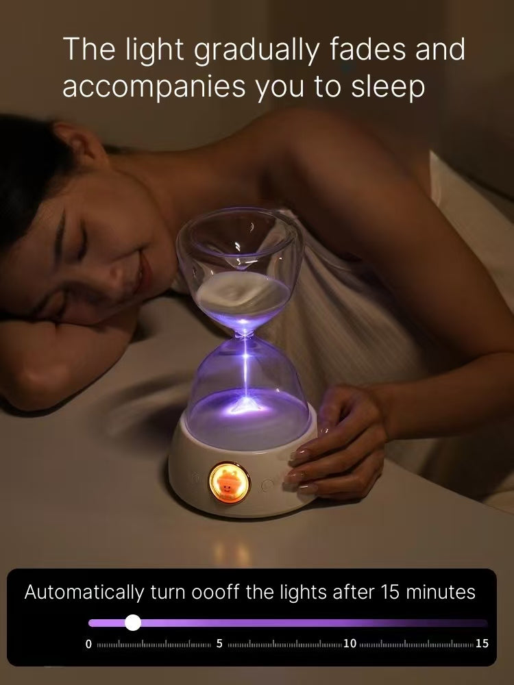 Romantic Hourglass Lamp Bluetooth Speaker - Luxury Gift for Girls