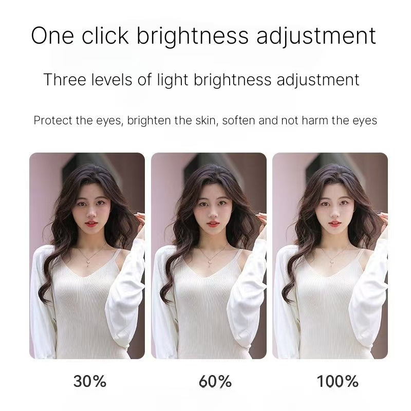 Mobile Fill Light - Adjustable Clip-On Beauty Light for Live Streaming