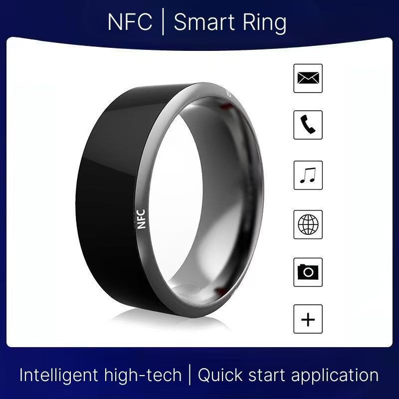 Solar Smart Bluetooth Ring - Waterproof NFC Multi-Function Wearable