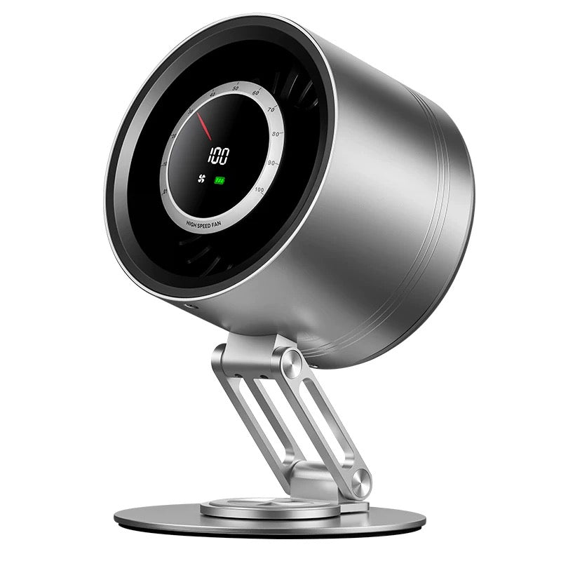2026 New All-Metal Desktop Circulation Fan, Quiet, USB Rechargeable for Home & Office Use