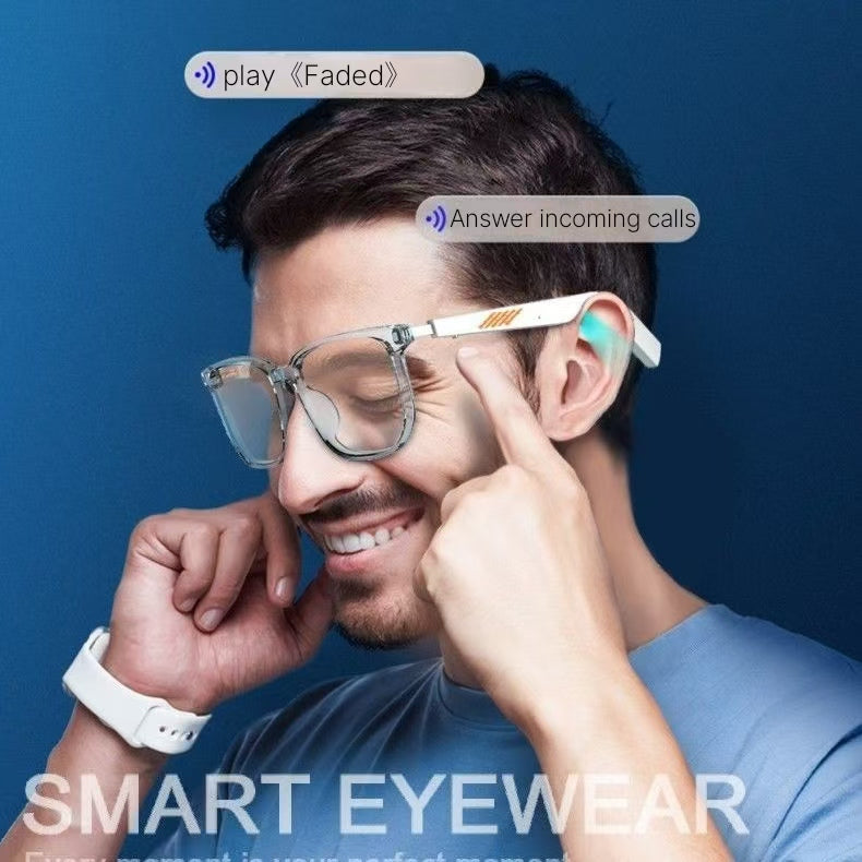 Smart Bluetooth Audio Glasses - Anti Blue Light with Stereo Sound