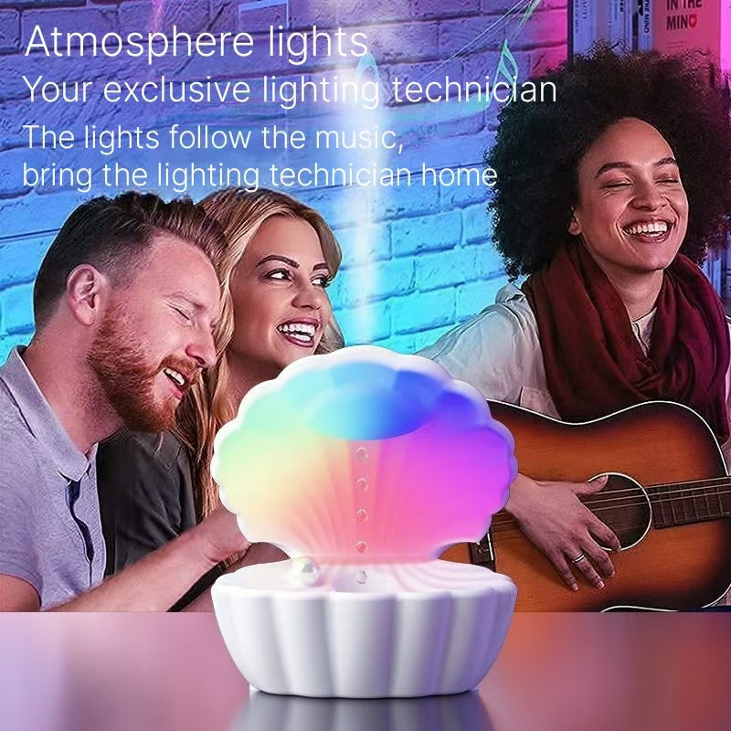 Anti-Gravity Bluetooth Speaker Humidifier - Colorful Ambient Lighting 2024
