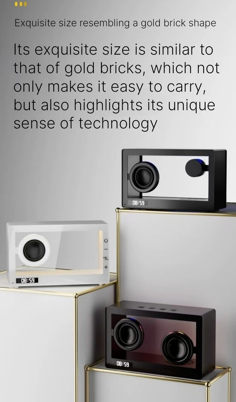 2024 Transparent Bluetooth Speaker - Wireless Sound System with Atmosphere Lights