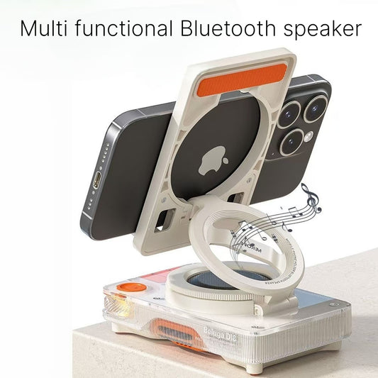 Multifunctional Bluetooth Speaker - Wireless Charging Stand with Tablet Holder