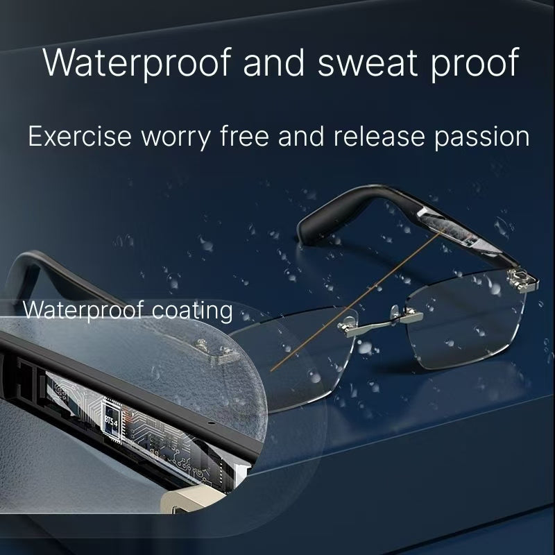 Smart Bluetooth Audio Glasses - Anti Blue Light with Stereo Sound