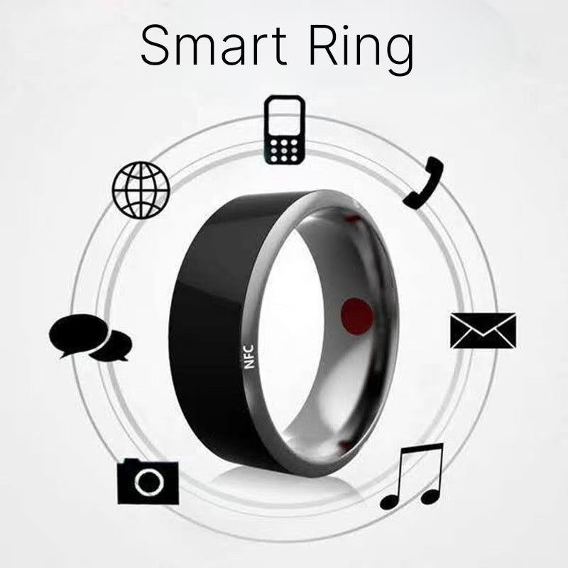Solar Smart Bluetooth Ring - Waterproof NFC Multi-Function Wearable