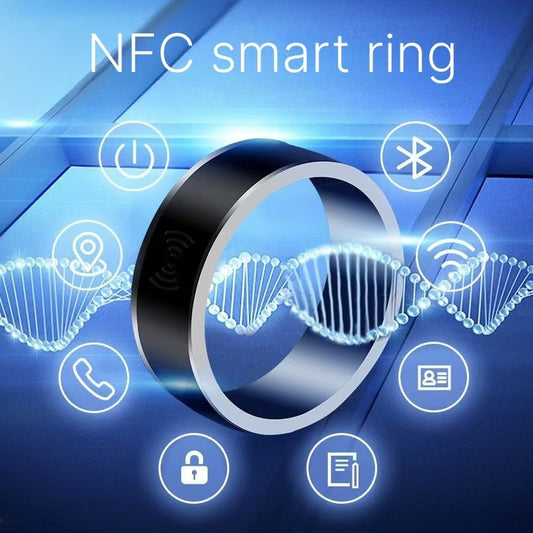 Solar Smart Bluetooth Ring - Waterproof NFC Multi-Function Wearable