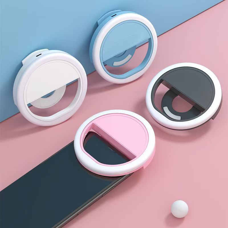 Mobile Fill Light - Adjustable Clip-On Beauty Light for Live Streaming