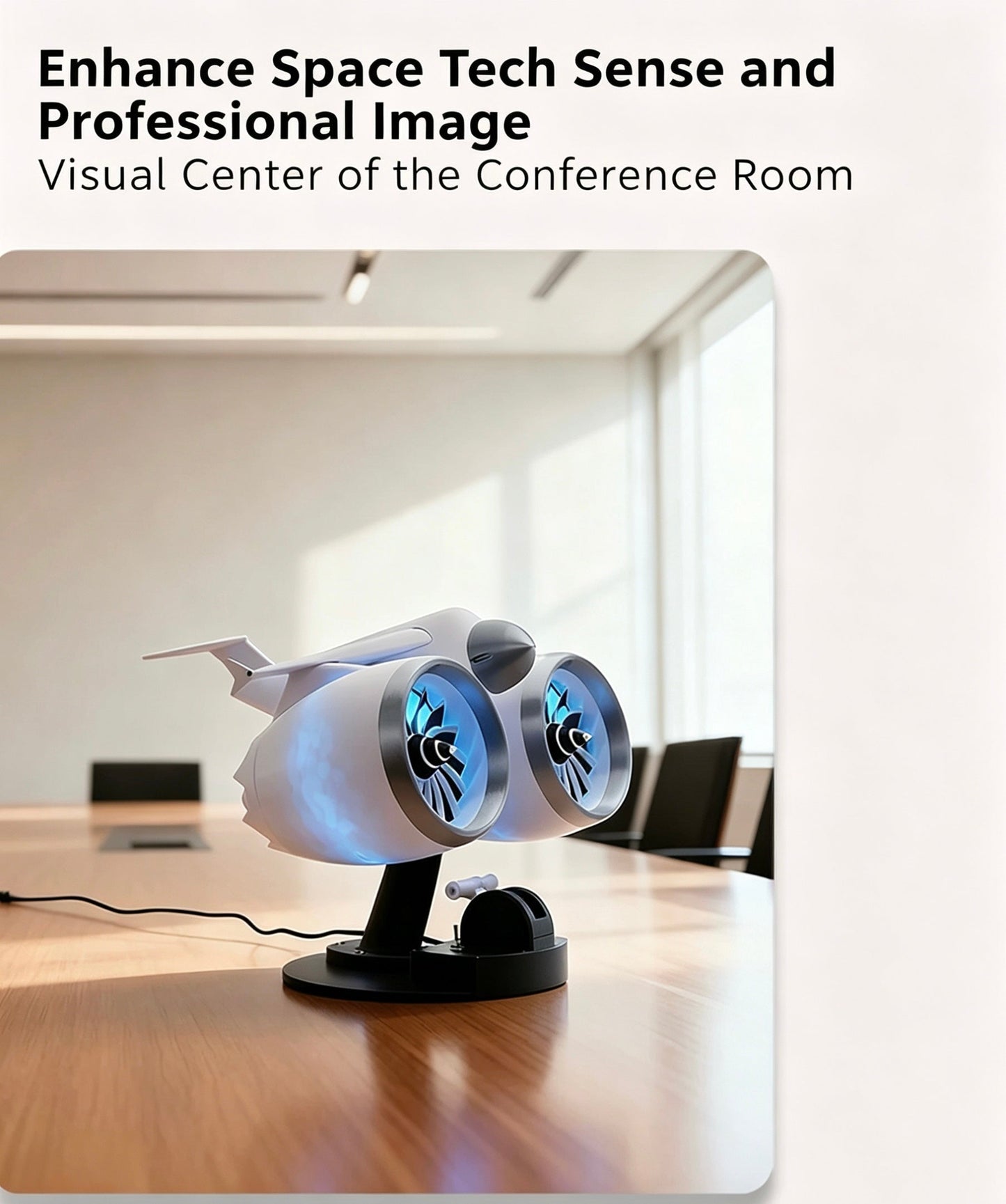 Airplane Model 2-in-1 Mini Humidifier and Spray Fan