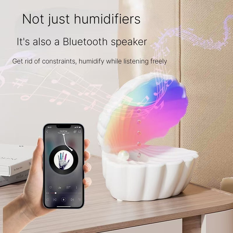 Anti-Gravity Bluetooth Speaker Humidifier - Colorful Ambient Lighting 2024