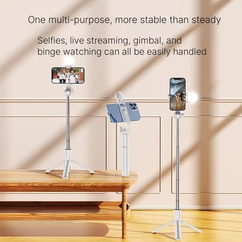 2024 Bluetooth Selfie Stick Tripod - Portable Folding Remote Control