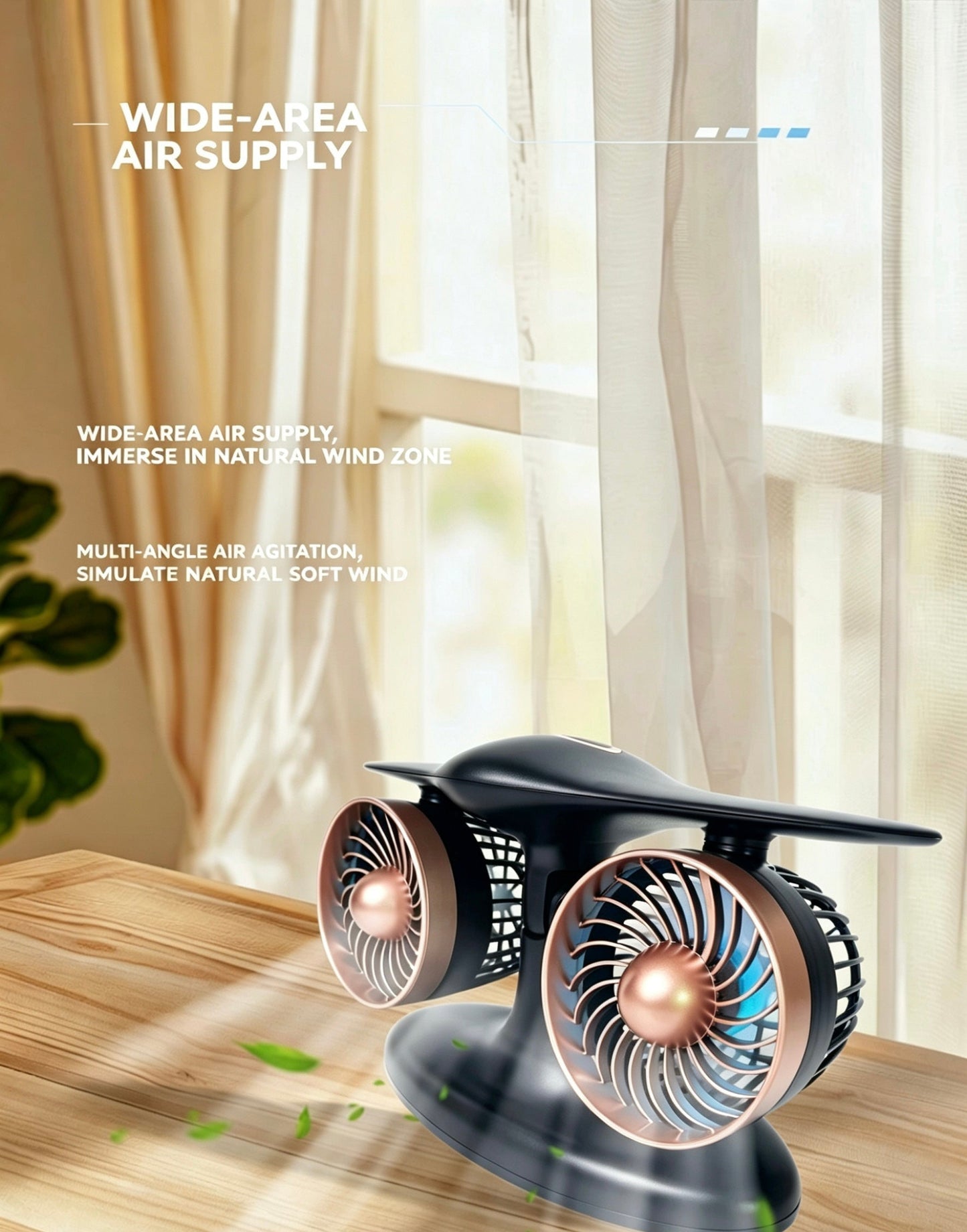 Airplane Model 2-in-1 Mini Humidifier and Spray Fan
