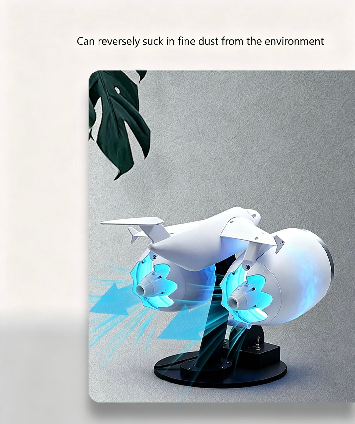 Airplane Model 2-in-1 Mini Humidifier and Spray Fan