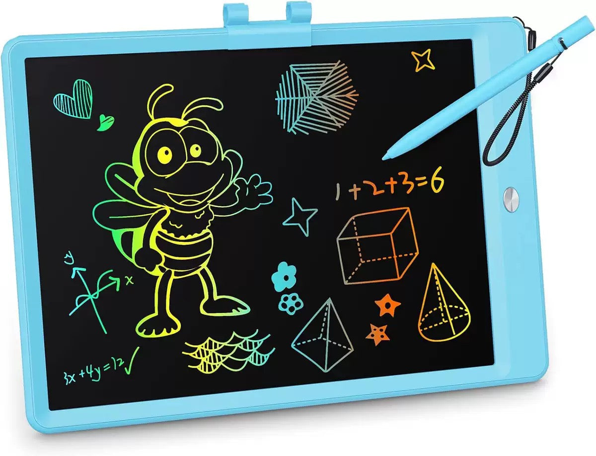 10 Inch LCD Writing Tablet for 3-8 Year Olds - Electronic Drawing Pad and Doodle Board as Educational Birthday Gifts for Girls and Boys (Pink)